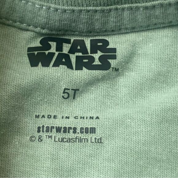 Star Wars and Cat & Jack Boys T-Shirt and Short Size 5T - Picture 2 of 3
